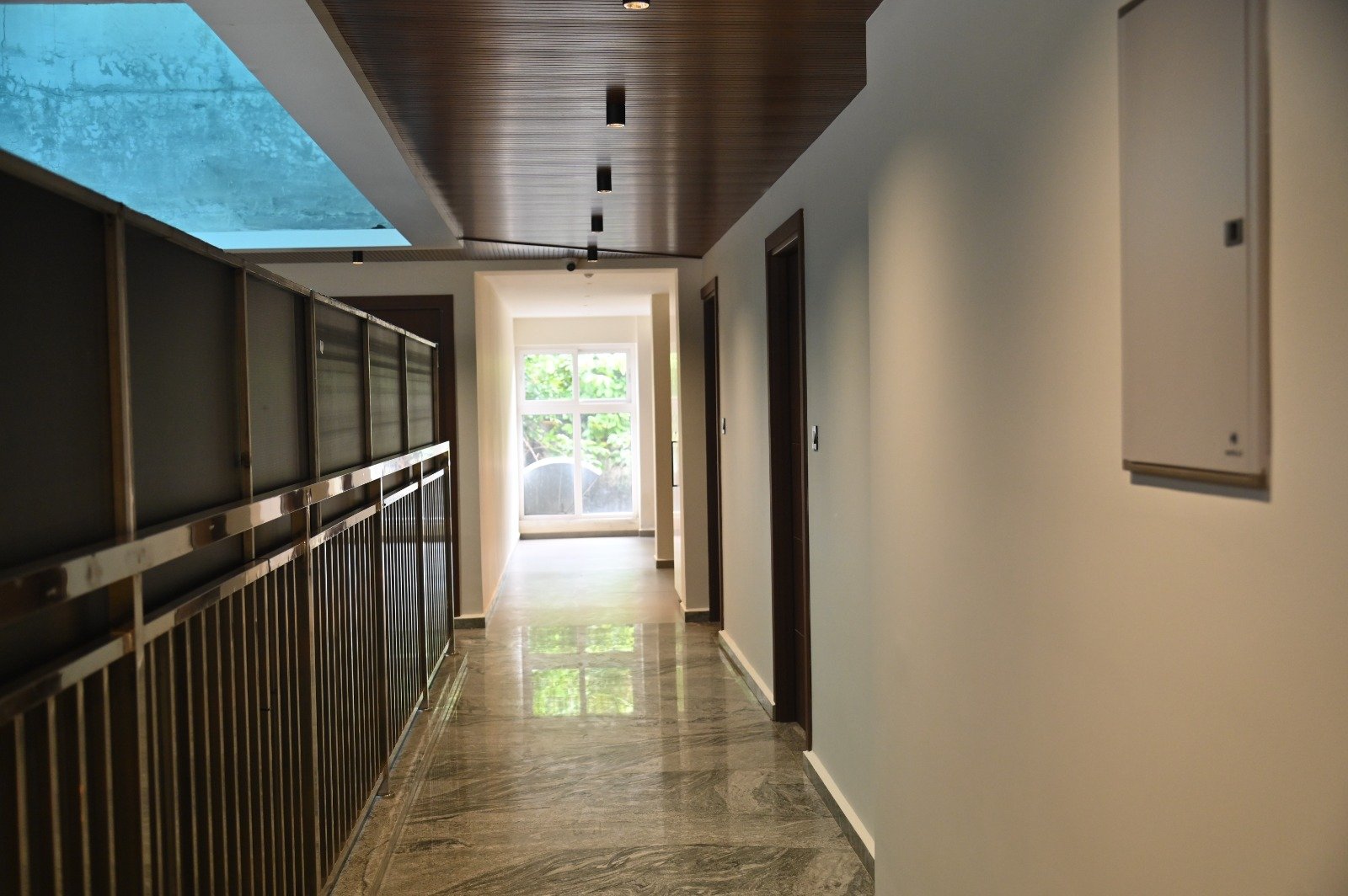 Sreelakshmi Residency corridor hotel